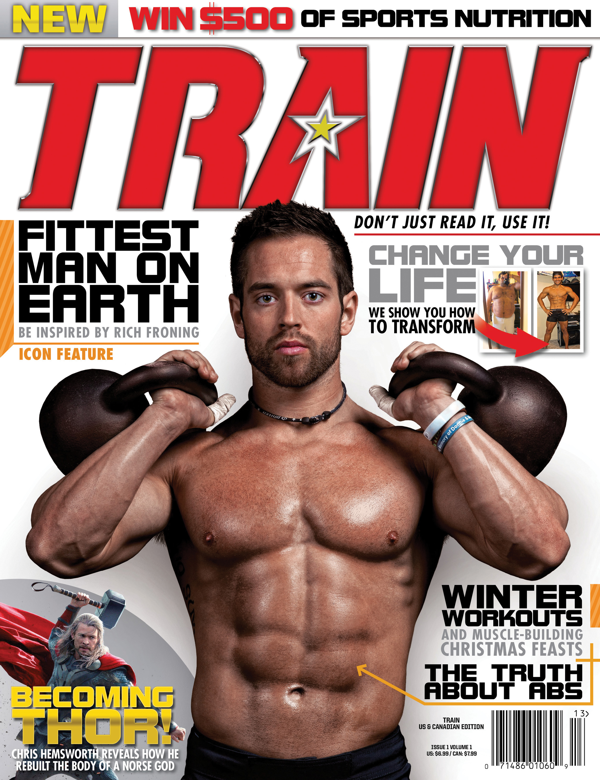 Fighters Only and Bodybuilding.com Announce Exclusive Print Partnership  with the Launch of TRAIN Magazine
